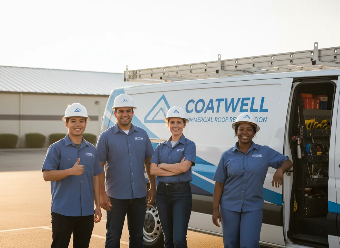 Commercial roof coating company in Chester, ID